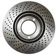 Load image into Gallery viewer, EBC RK Series Premium Rear Rotors w/ Cast Iron Rotors fits 2004-2009 2012-2016 Porsche Boxster 2.7L / Cayman - Side View