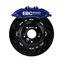 Load image into Gallery viewer, EBC Racing 00-06 BMW M3 (E46) Blue Apollo-6 Calipers 355mm Rotors Front Big Brake Kit - Main Product View