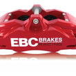 Load image into Gallery viewer, EBC Racing 05-11 Ford Focus ST (Mk2) Front Left Apollo-4 Red Caliper - Back View
