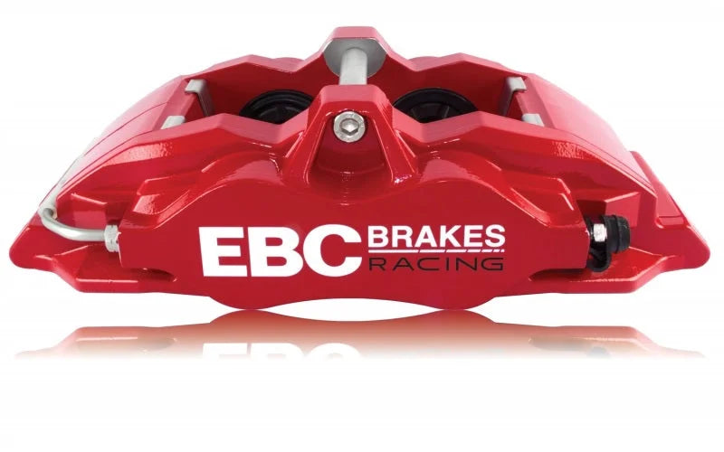 EBC Racing 05-11 Ford Focus ST (Mk2) Front Left Apollo-4 Red Caliper - Back View