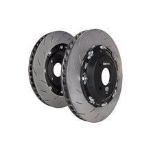 Load image into Gallery viewer, EBC Racing 06-13 Chevrolet Corvette C6 7.0L (Z06) SG-Racing Floating Conversion Rotors - Side View