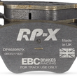 Load image into Gallery viewer, EBC Racing 10-14 Ford Mustang (5th Gen) 3.7L RP-X Front Brake Pads