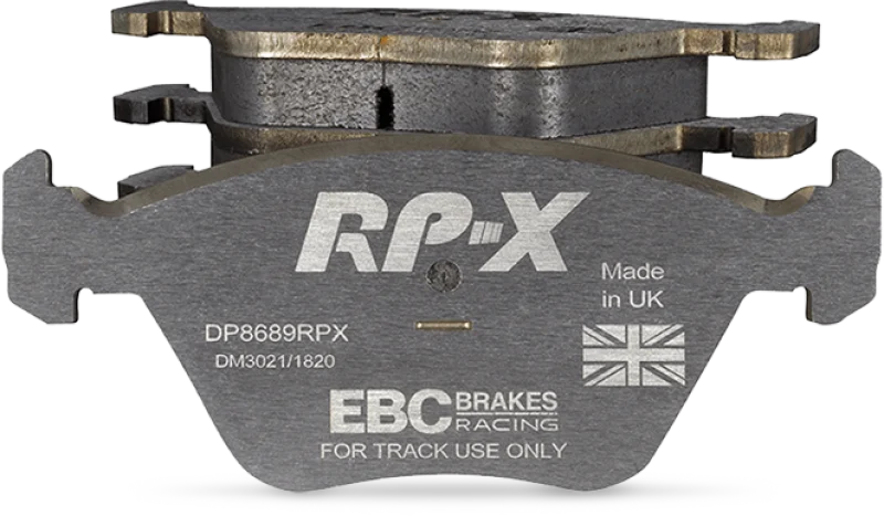 EBC Racing 12-15 Porsche 911 (991) Carrera S 3.8L (Cast Iron Rotor Only) RP-X Front Brake Pads