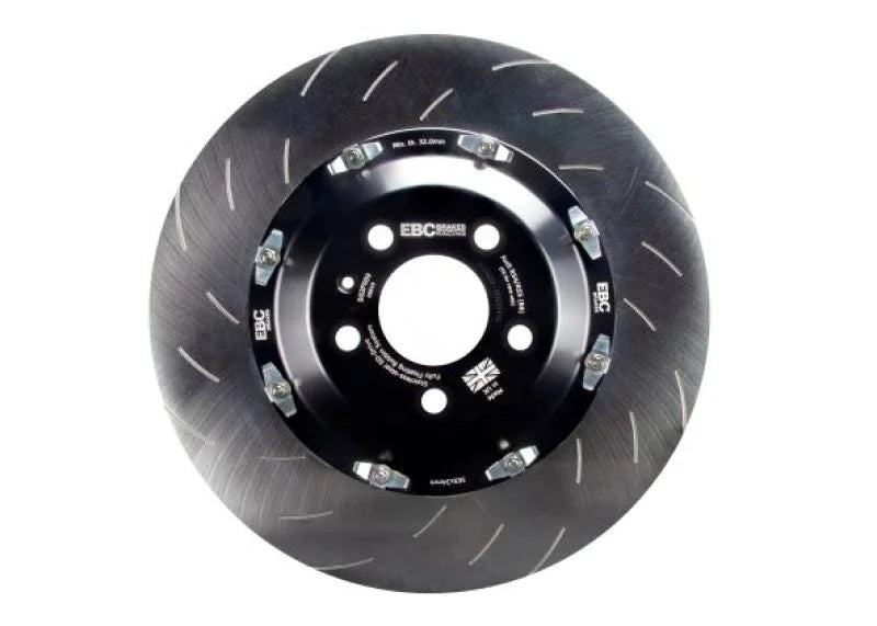 EBC Racing 12-16 Audi RS4 (B8) Front Floating SD-Rotor Replacement Disc Rings (Pair) - Side View