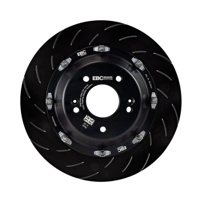 EBC Racing 13-19 Volkswagen GTI (MK7) 380mm Front BBK Replacement Discs Complete Assembly (Pair)