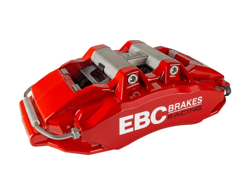 EBC Racing 17-21 Honda Civic Type-R (FK8) Red Apollo-6 Calipers 380mm Rotors Front Big Brake Kit - Back View