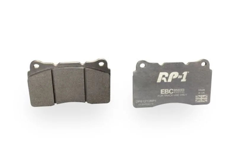 EBC Racing 2017+ Honda Civic Type-R (FK8) RP-1 Front Race Brake Pads - Side View