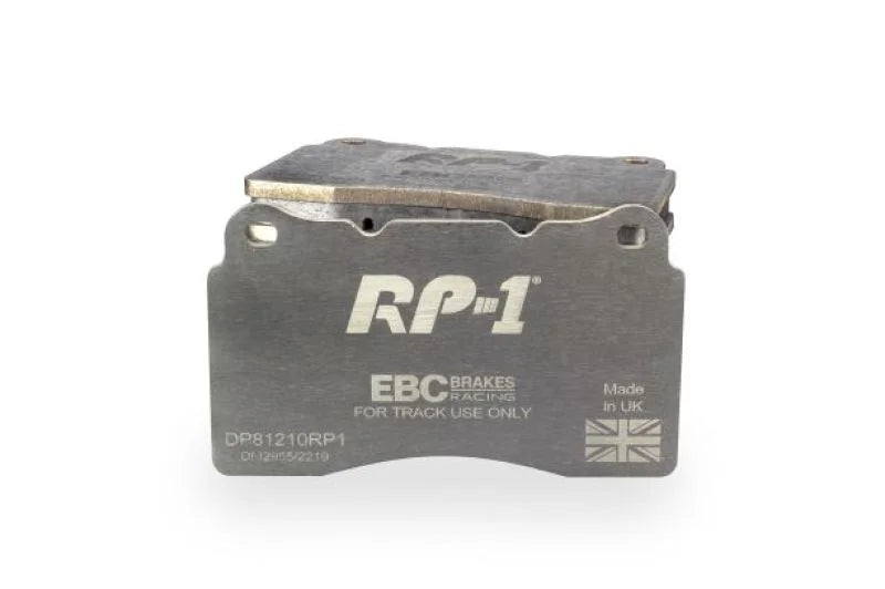 EBC Racing 2017+ Honda Civic Type-R (FK8) RP-1 Front Race Brake Pads - Detail View