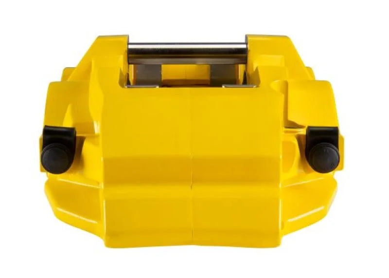 EBC Racing 92-00 BMW M3 (E36) Front Left Apollo-4 Yellow Caliper - Back View
