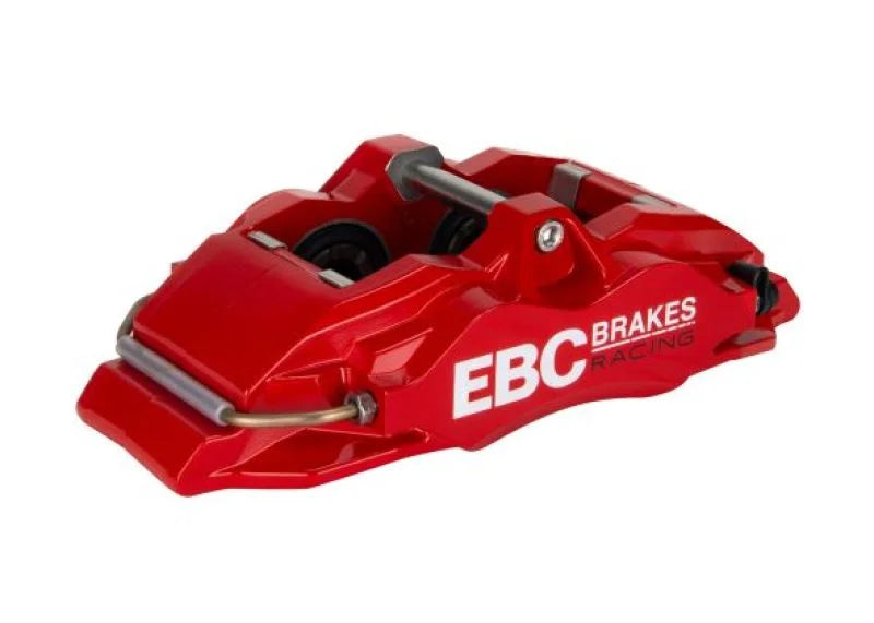 EBC Racing 92-00 BMW M3 (E36) Front Right Apollo-4 Red Caliper (for 355mm Rotor) - Side View