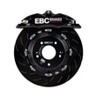 Load image into Gallery viewer, EBC Racing Black Apollo-4 Calipers 330mm Rotors Front Big Brake Kit fits 2012-2021 Subaru BRZ / Toyota GT86 - Side View