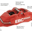 Load image into Gallery viewer, EBC Racing Front Right Apollo-4 Yellow Caliper fits Audi S1 (8x) / 2014-2017 Ford Fiesta ST / 2014-2021 Mini Cooper S - Ad...