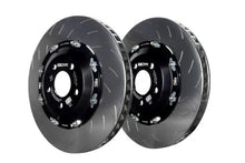 Load image into Gallery viewer, EBC Racing Replacement BBK Complete Assembly 330mm Disc Rings (Pair) fits 2012-2017 Ford Fiesta ST (mk7) - Side View