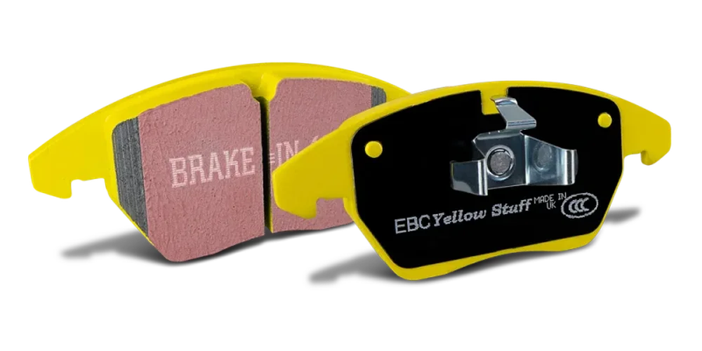 EBC 2021+ Hyundai Elantra 2.0L (w/Manual Parking Brake) Rear Yellowstuff Brake Pads - Side View