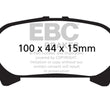 Load image into Gallery viewer, EBC Redstuff Rear Brake Pads fits 2000-2007 Toyota Avalon / 2000-2009 Toyota Camry / 1999-2008 Toyota Solara - Main Produc...