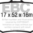 Load image into Gallery viewer, EBC 13+ Ford Taurus 3.5 Twin Turbo SHO Redstuff Rear Brake Pads - Main Product View