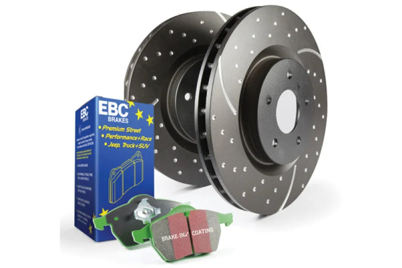 EBC S3 Kits Greenstuff Pads and GD Rotors - Side View