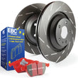 Load image into Gallery viewer, EBC S4 Kits Redstuff Pads &amp; USR Rotors - Side View