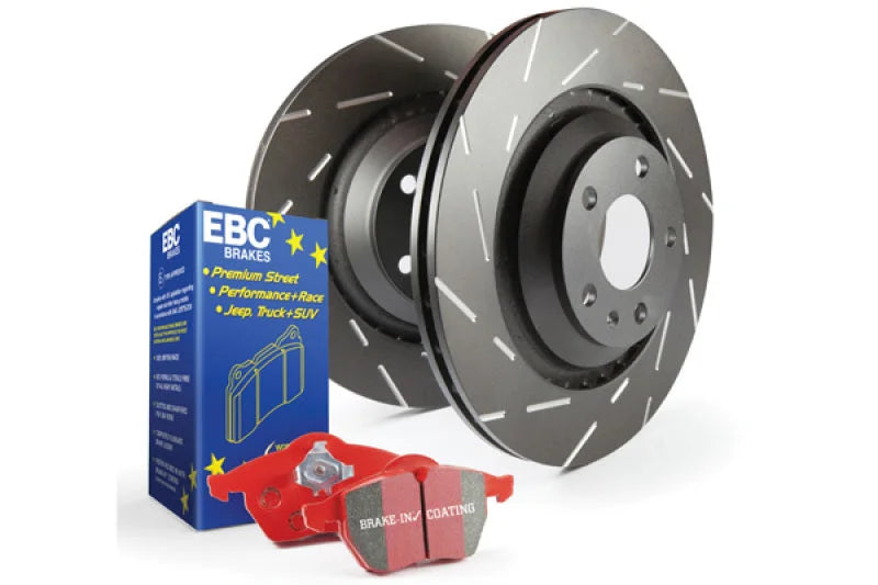 EBC S4 Kits Redstuff Pads & USR Rotors - Side View