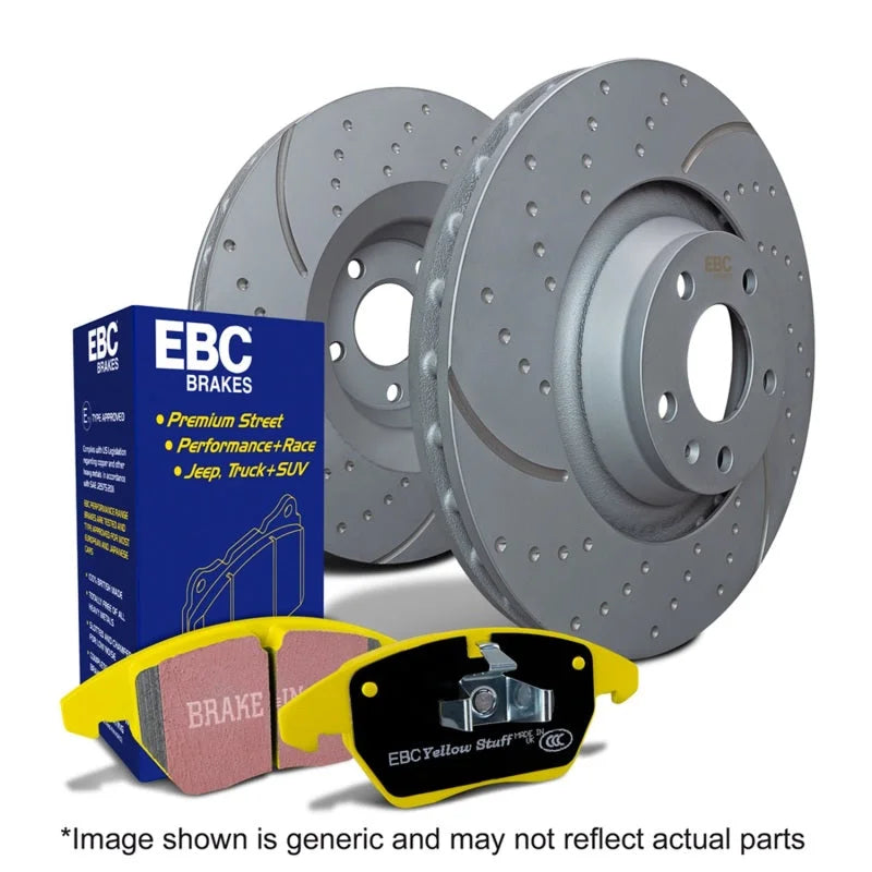EBC S5 Brake Pad and Rotor Kit - Side View