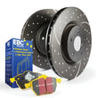 Load image into Gallery viewer, EBC S5 Kits Yellowstuff Pads and GD Rotors - Side View