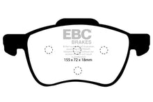 Load image into Gallery viewer, EBC Ultimax2 Front Brake Pads fits 2001-2009 Volvo S60 2.3 Turbo T5 / 1999-2005 Volvo S80 / 2001-2007 Volvo V70 / 2003-200...