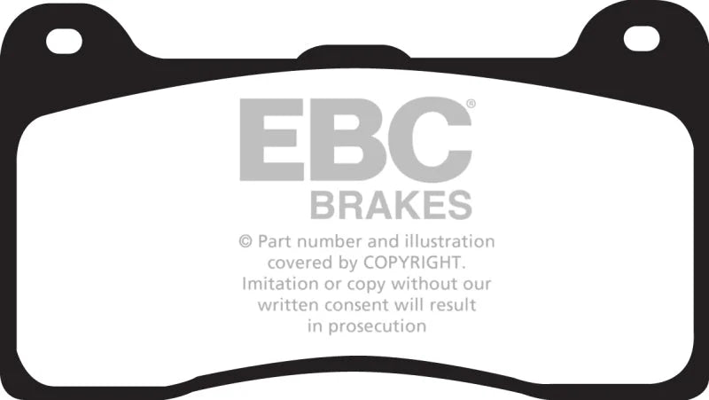 EBC Wilwood Dynapro Lug Mount Caliper Greenstuff Brake Pads - Side View