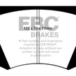 Load image into Gallery viewer, EBC Yellowstuff Front Brake Pads fits 1964-1966 Ac Shelby Cobra 7.0L / 1960-1992 Aston Martin DB4 / DBS / V-8 / Virage / 1...