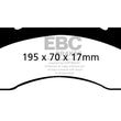 Load image into Gallery viewer, EBC Yellowstuff Front Brake Pads fits 1989 Ford E-150 Econoline / 1976-1991-1976-1991 Ford E-250 Econoline / 1976-1991-197...