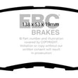 Load image into Gallery viewer, EBC 97 Acura CL 2.2 Yellowstuff Front Brake Pads - Main Product View