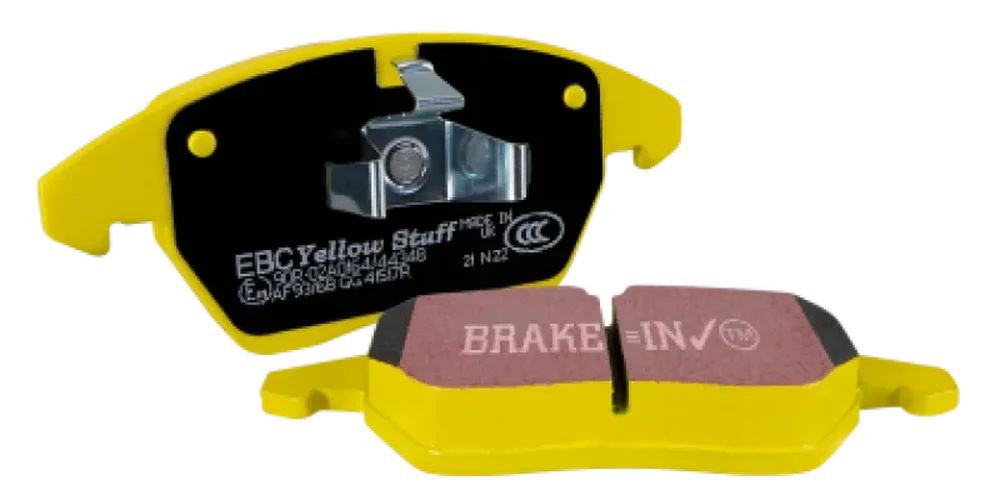 EBC 2021+ Audi Q4 e-Tron Electric Yellowstuff Front Brake Pads - Side View