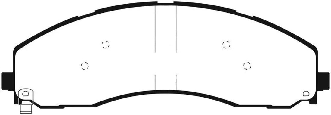 EBC Yellowstuff Front/Rear Brake Pads fits 2017+ Ford F-450 - Side View