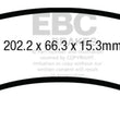 Load image into Gallery viewer, EBC 08+ Ford Econoline E150 4.6 Yellowstuff Rear Brake Pads - Main Product View
