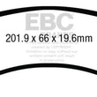 Load image into Gallery viewer, EBC 12+ Nissan NV 1500 Yellowstuff Rear Brake Pads - Main Product View