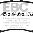 Load image into Gallery viewer, EBC 14+ Mazda 3 2.0 (Japan Build) Yellowstuff Rear Brake Pads - Main Product View