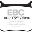 Load image into Gallery viewer, EBC 15-17 Ford Mustang Shelby GT350/GT350R Yellowstuff Rear Brake Pads - Main Product View