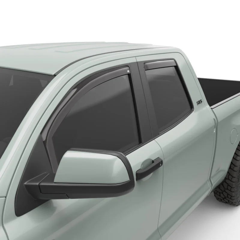 EGR 07+ Toyota Tundra Double Cab In-Channel Window Visors - Set of 4 (575091) - Side View