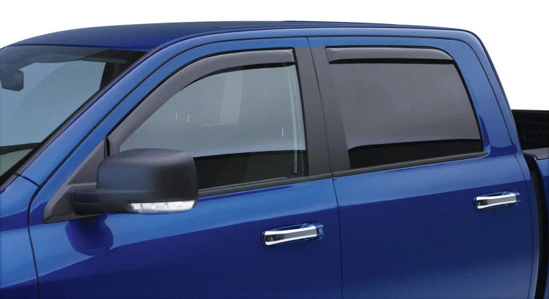 EGR 07+ Toyota Tundra Double Cab In-Channel Window Visors - Set of 4 (575091) - Back View