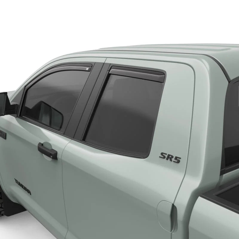 EGR 07+ Toyota Tundra Double Cab In-Channel Window Visors - Set of 4 (575091) - Installation View