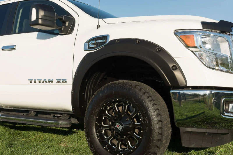 EGR 16+ Nissan Titan XD Bolt-On Look Fender Flares - Set - Side View