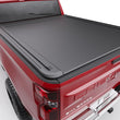 Load image into Gallery viewer, EGR 19-24 Chevrolet Silverado / 20-24 GMC Sierra 1500 6.5ft Bed RollTrac Electric Tonneau Cover - Side View