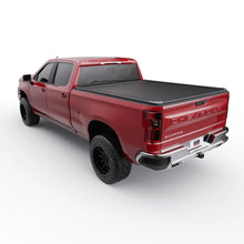 Load image into Gallery viewer, EGR 19-24 Chevrolet Silverado / 20-24 GMC Sierra 1500 6.5ft Bed RollTrac Electric Tonneau Cover - Back View