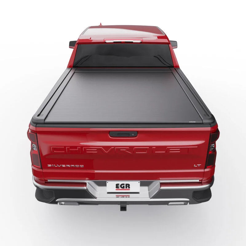 EGR 19-24 Chevrolet Silverado / 20-24 GMC Sierra 1500 6.5ft Bed RollTrac Electric Tonneau Cover - Installation View