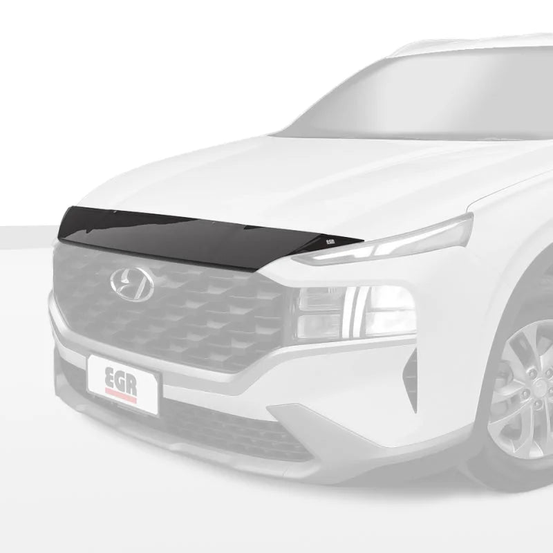EGR Matte Finish Superguard Hood Guard for Santa Fe - Side View