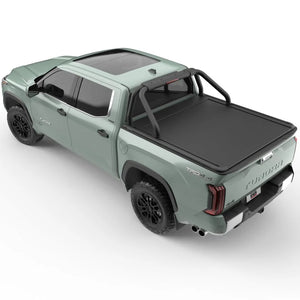 EGR RollTrac Black Steel Sport Bar for Toyota Tundra - Side View