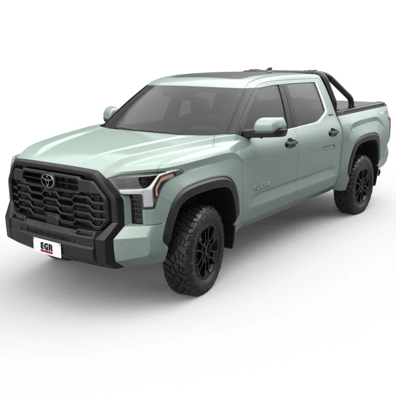 EGR RollTrac Black Steel Sport Bar for Toyota Tundra - Back View