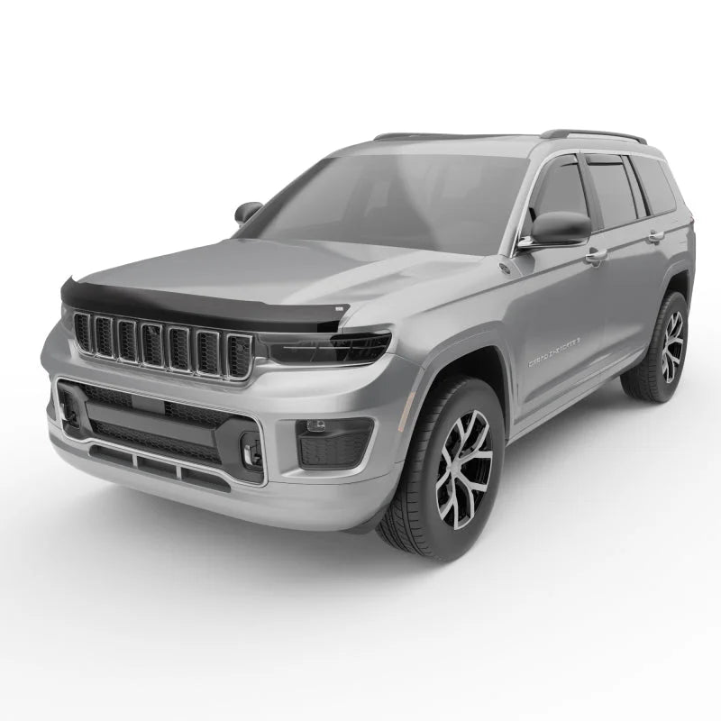 EGR  Smoke Finish In-channel Window Visors for Grand Cherokee L (WL) - Installation View