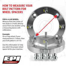 Load image into Gallery viewer, EPI 4/115 Wheel Spacer 2 in. - Main Product View