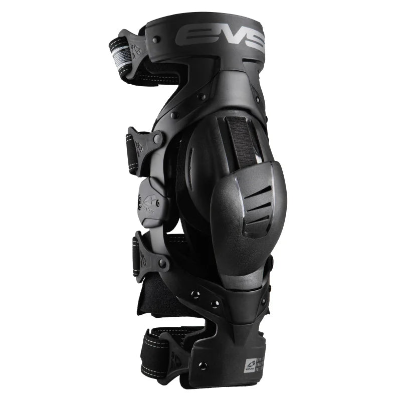 EVS Axis Sport Knee Brace Black/Black/Grey - Medium/Left - Detail View