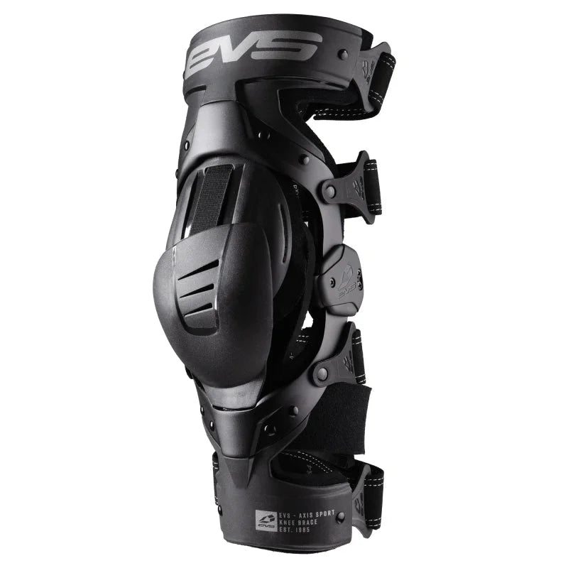 EVS Axis Sport Knee Brace Black/Black/Grey - Small/Left - Main Product View
